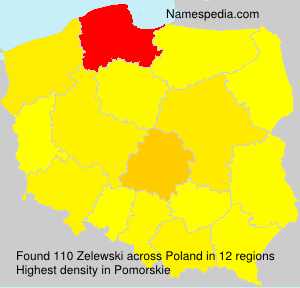 Surname Zelewski in Poland Surname Zelewski in Poland