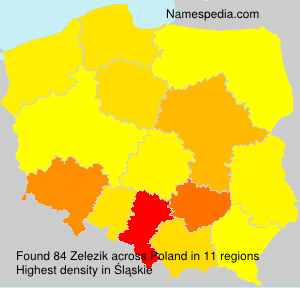Surname Zelezik in Poland Surname Zelezik in Poland