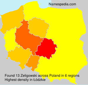 Surname Zeligowski in Poland Surname Zeligowski in Poland