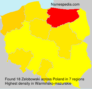 Surname Zelobowski in Poland Surname Zelobowski in Poland
