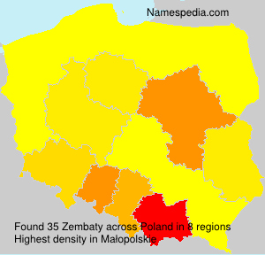Surname Zembaty in Poland Surname Zembaty in Poland