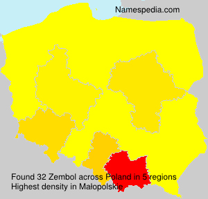 Surname Zembol in Poland Surname Zembol in Poland