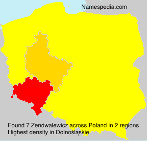 Surname Zendwalewicz in Poland Surname Zendwalewicz in Poland