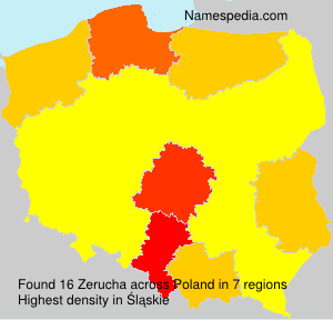 Surname Zerucha in Poland Surname Zerucha in Poland