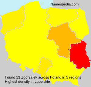Surname Zgorzalek in Poland Surname Zgorzalek in Poland