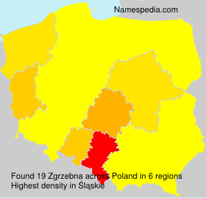 Surname Zgrzebna in Poland Surname Zgrzebna in Poland