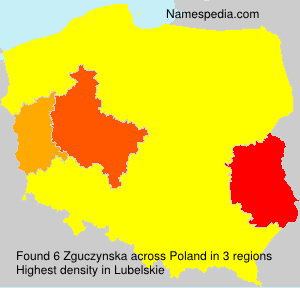 Surname Zguczynska in Poland Surname Zguczynska in Poland