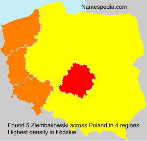 Surname Ziembakowski in Poland Surname Ziembakowski in Poland