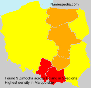 Surname Zimocha in Poland Surname Zimocha in Poland