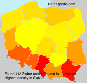 Surname Ziober in Poland Surname Ziober in Poland
