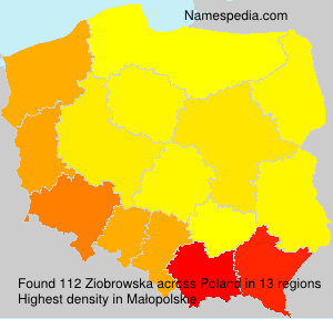 Surname Ziobrowska in Poland Surname Ziobrowska in Poland