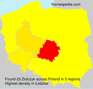 Surname Ziolczyk in Poland Surname Ziolczyk in Poland