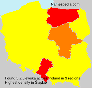Surname Ziulewska in Poland Surname Ziulewska in Poland