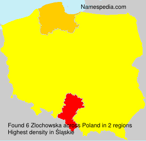 Surname Zlochowska in Poland Surname Zlochowska in Poland