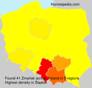 Surname Zmarlak in Poland Surname Zmarlak in Poland