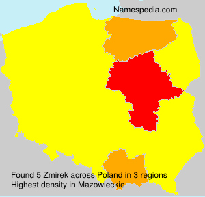 Surname Zmirek in Poland Surname Zmirek in Poland