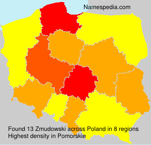 Surname Zmudowski in Poland Surname Zmudowski in Poland