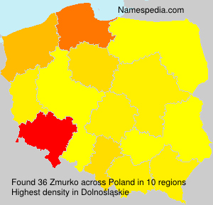 Surname Zmurko in Poland Surname Zmurko in Poland