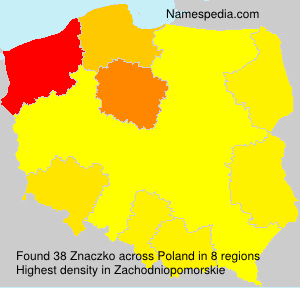 Surname Znaczko in Poland Surname Znaczko in Poland