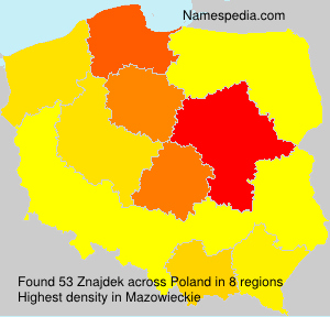 Surname Znajdek in Poland Surname Znajdek in Poland