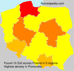 Surname Zoll in Poland Surname Zoll in Poland