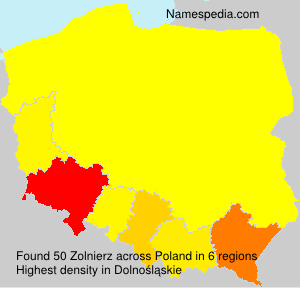 Surname Zolnierz in Poland Surname Zolnierz in Poland