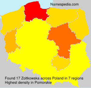 Surname Zoltkowska in Poland Surname Zoltkowska in Poland