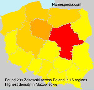 Surname Zoltowski in Poland Surname Zoltowski in Poland