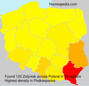 Surname Zolyniak in Poland Surname Zolyniak in Poland