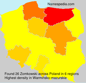 Surname Zomkowski in Poland Surname Zomkowski in Poland