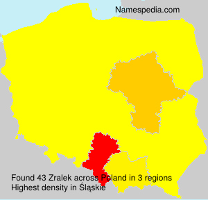 Surname Zralek in Poland Surname Zralek in Poland