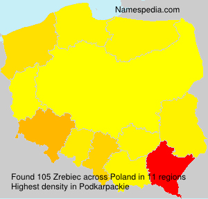 Surname Zrebiec in Poland Surname Zrebiec in Poland