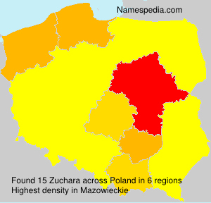 Surname Zuchara in Poland Surname Zuchara in Poland