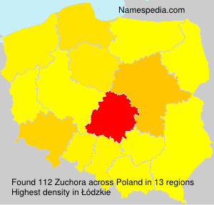 Surname Zuchora in Poland Surname Zuchora in Poland