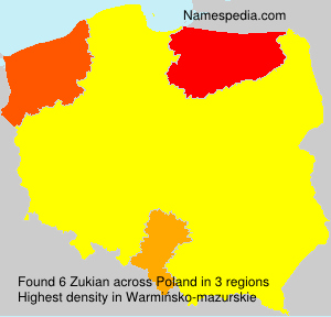 Surname Zukian in Poland Surname Zukian in Poland