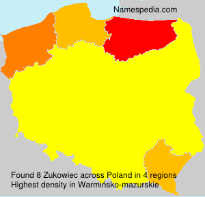 Surname Zukowiec in Poland Surname Zukowiec in Poland
