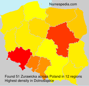 Surname Zurawicka in Poland Surname Zurawicka in Poland