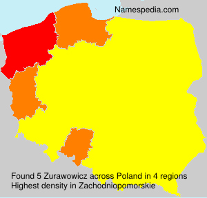 Surname Zurawowicz in Poland Surname Zurawowicz in Poland