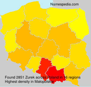 Surname Zurek in Poland Surname Zurek in Poland