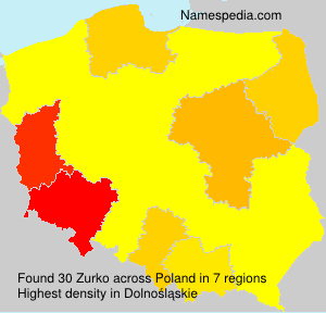 Surname Zurko in Poland Surname Zurko in Poland