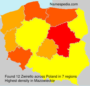 Surname Zwirello in Poland Surname Zwirello in Poland