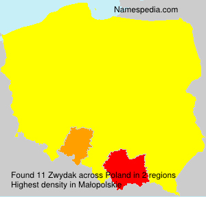 Surname Zwydak in Poland Surname Zwydak in Poland
