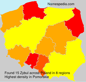 Surname Zybul in Poland Surname Zybul in Poland