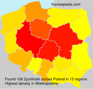 Surname Zychlinski in Poland Surname Zychlinski in Poland