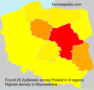 Surname Zydlewski in Poland