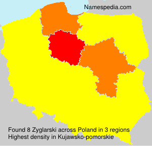 Surname Zyglarski in Poland Surname Zyglarski in Poland