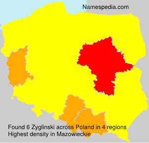 Surname Zyglinski in Poland Surname Zyglinski in Poland