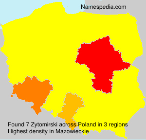 Surname Zytomirski in Poland Surname Zytomirski in Poland