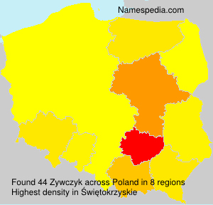 Surname Zywczyk in Poland Surname Zywczyk in Poland