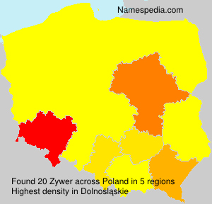 Surname Zywer in Poland Surname Zywer in Poland